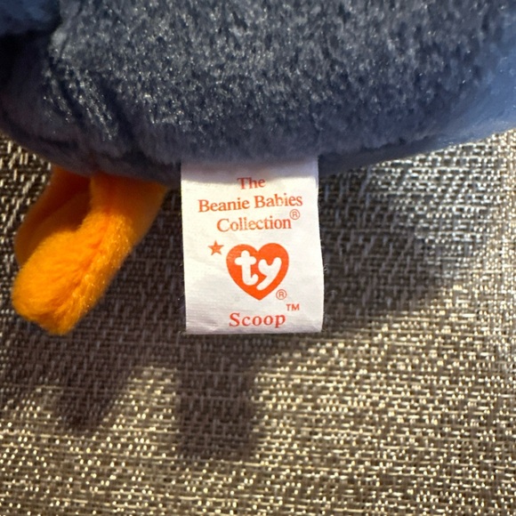 TY Beanie Baby- Scoop Toy, NWT, 1996, Tag Errors! - Picture 6 of 7